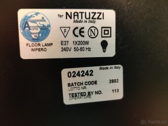 NATUZZI IMPERO - stojací lampa - 17