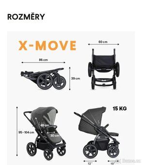 Dětský kočárek sportovní 2v1 - 17