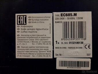 De'Longhi Dedica EC685.M - Platná záruka - 17