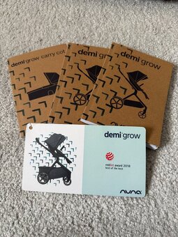 Kočárek Nuna Demi Grow 2021, sourozenecký, bohaté příslušens - 17