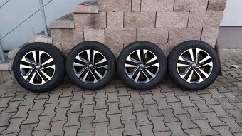 Alu kola 5x100 r15 originál vw polo letní pneu - 17