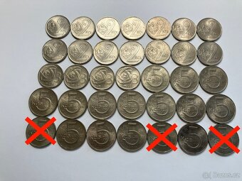 Československo 1918 - 1993 ČSR ČSSR mince v krásnom stave - 17