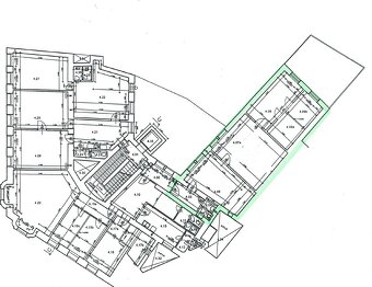 Pronájem kancelářského celku 107 m2, Masarykova - 17