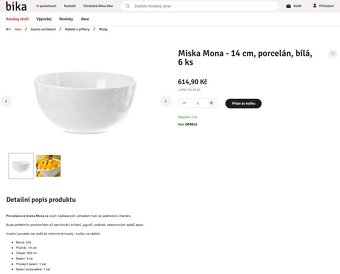 Nádobí - talíře, misky, příbory, skleničky - NOVÉ - 17