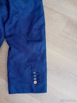 Calamar pánské sako vel. 3XL len + bavlna nové - 17