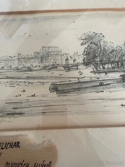Krásná Praha-litografie,sig.Jan B.Melichar - 17