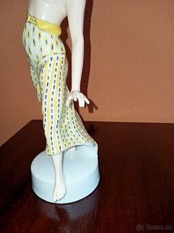 Tanečnice  ART-DECO  Značeno  ROSENTHAL 23,5 cm super stav - 17