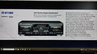 Double tape deck JVC TD-W718  (po servisu) - 17