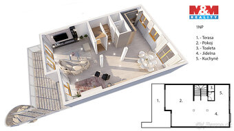 Prodej řadového domu 5+kk a 2+kk, 367 m², Praha 5 - Stodůlky - 17