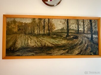 Obrazy z pozůstalosti - akademičtí umělci, olej, pastel aj. - 17