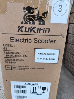 Kukirin G3 - 2025 - ZARUKA - 0 Kilometrov - DOPRAVA ZDARMA - 17