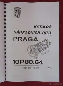 Katalog ND Liaz 151. 261 - 150.261 a převod. Praga 10P80.36 - 17
