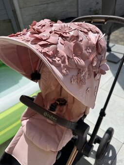 Prodám kočárek Cybex Priam – Simply Flowers Light Pink, - 17