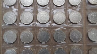 Stříbrné mince 66ks 5 RM říšské marky Třetí říše Ag 900/1000 - 17