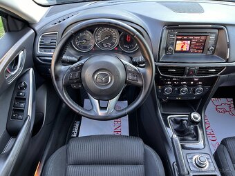MAZDA 6 2.0i 121KW,2014,ALU19,XENON,NAVI,TAŽNÉ,VÝHŘEV,SERVIS - 17