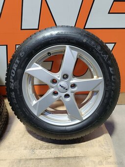 Alu kola Rial 6,5x16'' ET33 + zimní pneu 205/60R16 - 17