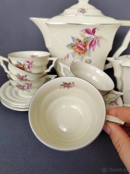 Starožitný porcelánový čajový servis od MZ Art Deco - 17