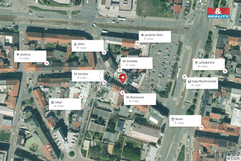 Pronájem bytu 3+kk, 97 m², Plzeň, ul. Palackého náměstí - 17
