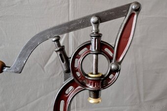 Velmi stará francouzska špuntovačka láhví, 70cm - 17