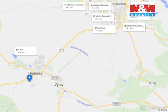 Prodej pozemku k bydlení, 1726 m², Výrov - Hadačka. - 17