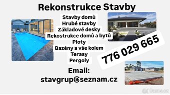 Stavební práce , stavby domů , rekonstrukce bytů , bazény - 17
