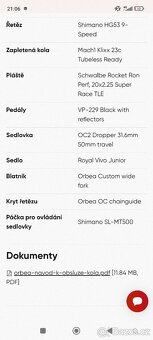 Orbea Laufey 20 H10 dětské mtb 20" - 17