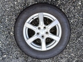 Pěkná zimní orig alu kola Mitsubishi ASX 215/65/16 vzorek 8m - 17