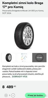 Zimní sada kol ŠKODA Kamiq (braga) 205/55 r17 - 17