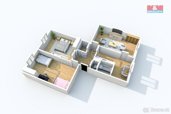 Prodej bytu 3+1, 80 m², Ústí nad Labem, ul. Jizerská - 17