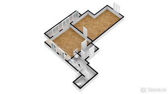 Pronájem krásného bytu 2+KK/B, 50 m2, Praha 4 - Podolí, Prav - 17
