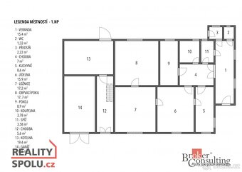 Prodej, domy/rodinný, 350 m2, Pořežánky 14, 37501 Modrá Hůrk - 17