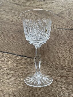 Sada broušeného skla - HAND CUT LEAD CRYSTAL - Czechoslovak - 17