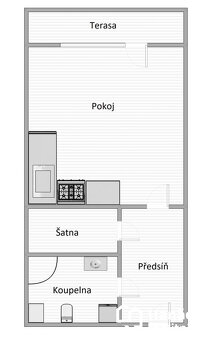 Pronájem pěkného bytu 1+kk v Olomouci, ul.... - 17