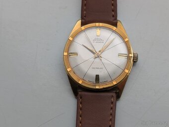 HODINKY PRIM 17 JEWELS - ZLACENÉ.-  TOP STAV - 17