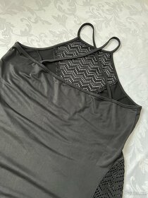 Hypnotic - dáms. černé dl. šaty s rozparky – M/L? - 17