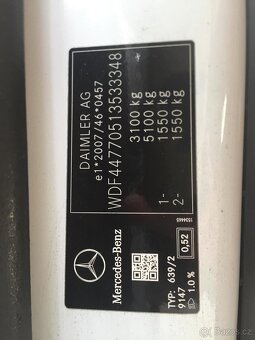 Mercedes-Benz Vito Tourer 119CDI XL 9 míst, automat - 17
