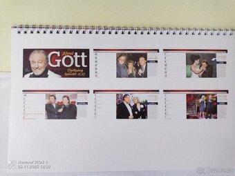 Karel Gott obrazy -kalendář z roku 1994 - 17