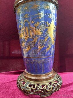 Petrolejová lampa - modrá - 17