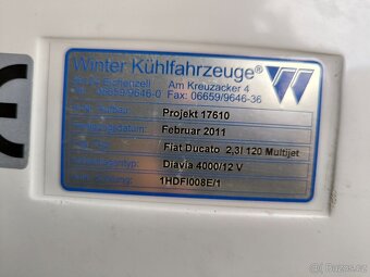 Chladící vůz Fiat Ducato 2.3MJTD, 88kW, L4H2, 2011, TEMPOMAT - 17