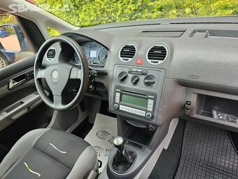 VW Caddy 1.9TDI 77kW,DPH,klima,1.Maj.tažné,výhřevy - 17