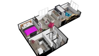 Pronájem, byt 3+1, 55 m, Kpt. Jaroše 787, Orlová - Lutyně, Č - 17