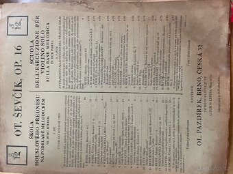 Staré noty- klavír,housle - 17