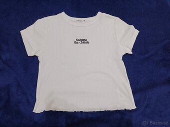 Dívčí triko, tílko, crop-top vel. 152-164 - 17