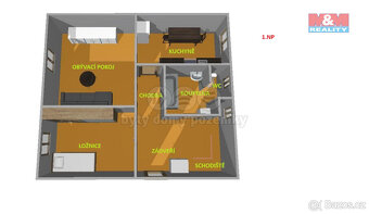 Prodej bytu 4+1, 98 m², Vodňany, ul. Výstavní - 17