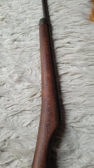 Cvičná puška na Šerm bodákem + učebnice + medaile - 17