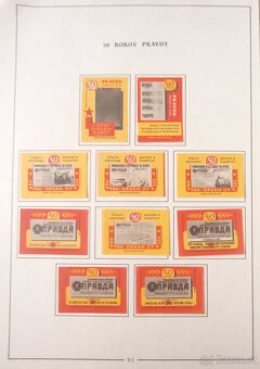 Album 363 zápalkových nálepek Slovensko 1961–1963 - 17