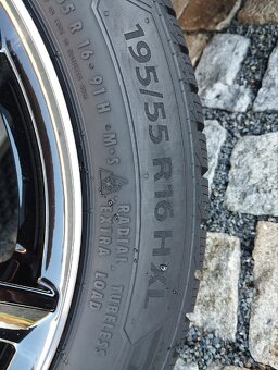 ALU Dezent 4x100 r16x6,5j ET 40, 195/55/16 Polaris 5 - 17