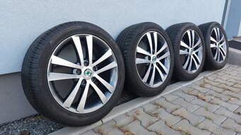 Alu kola 5x112 r17 CYGNUS originál Škoda Octavia II - 17