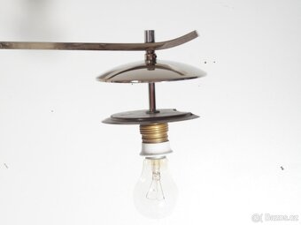 Art Deco Podlahová Lampa Kořenice Ořech - 17