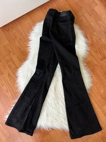 BERSHKA FLARE NOVÉ DÁMSKÉ DŽÍNY DO ZVONU, VYSOKÝ PAS - 17